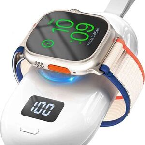 NEW Portable 3000mAh Charger for Watches, Magnetic 🍎w/Digital Display